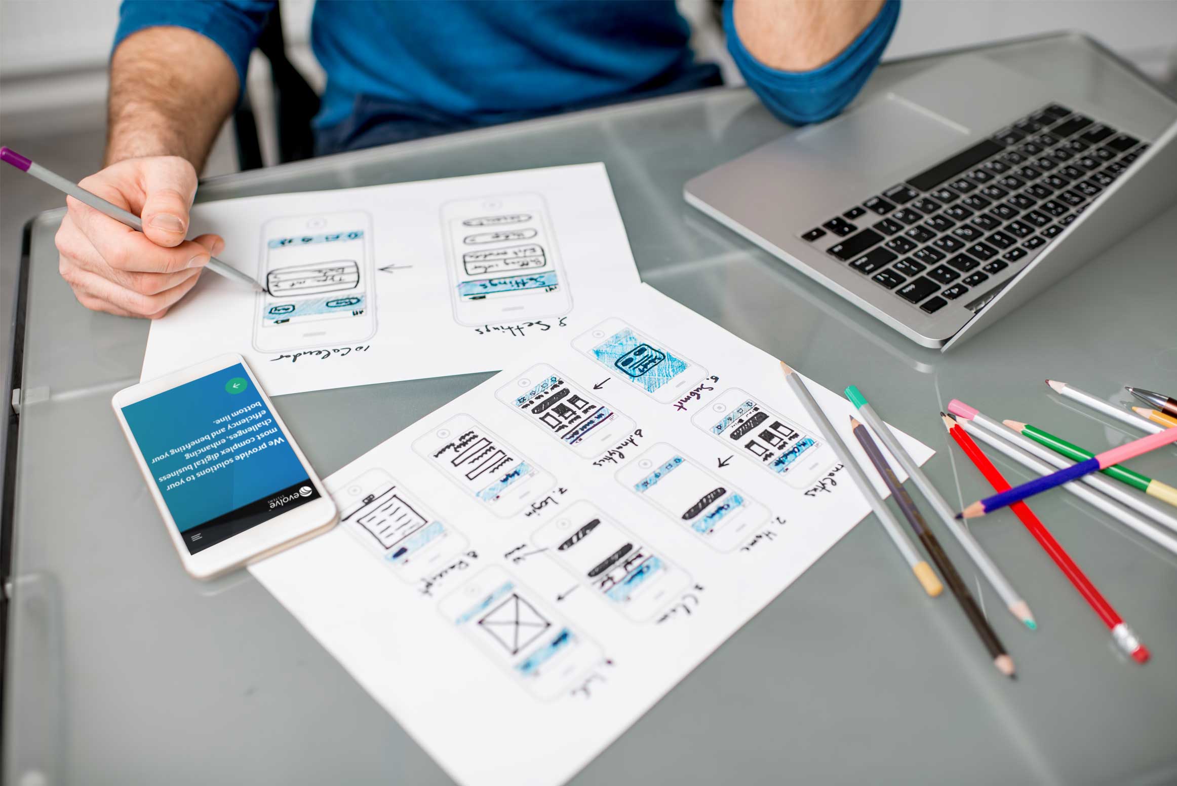 The Design Process and Evolve Systems’ Five-Step Process