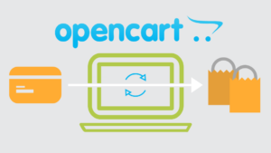OpenCart logo for ecommerce option