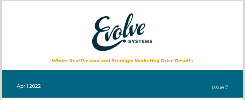 Newsletter header after rebrand from Evolve Systems