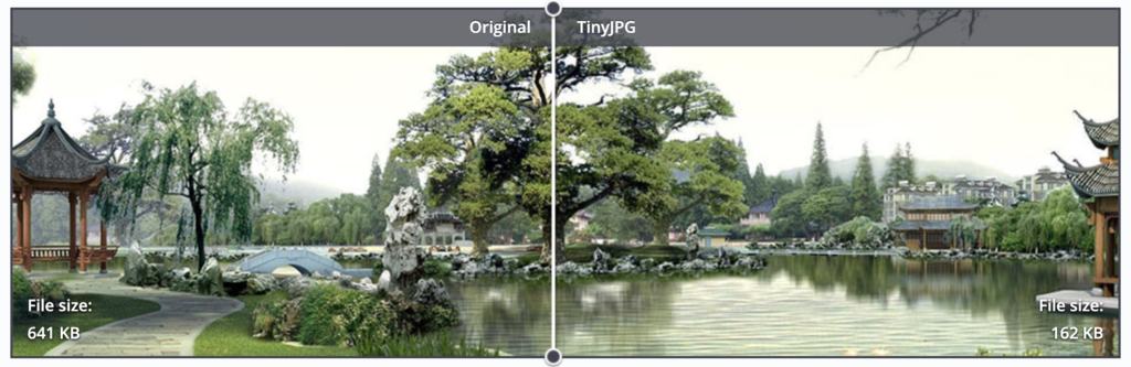 Image compression comparison